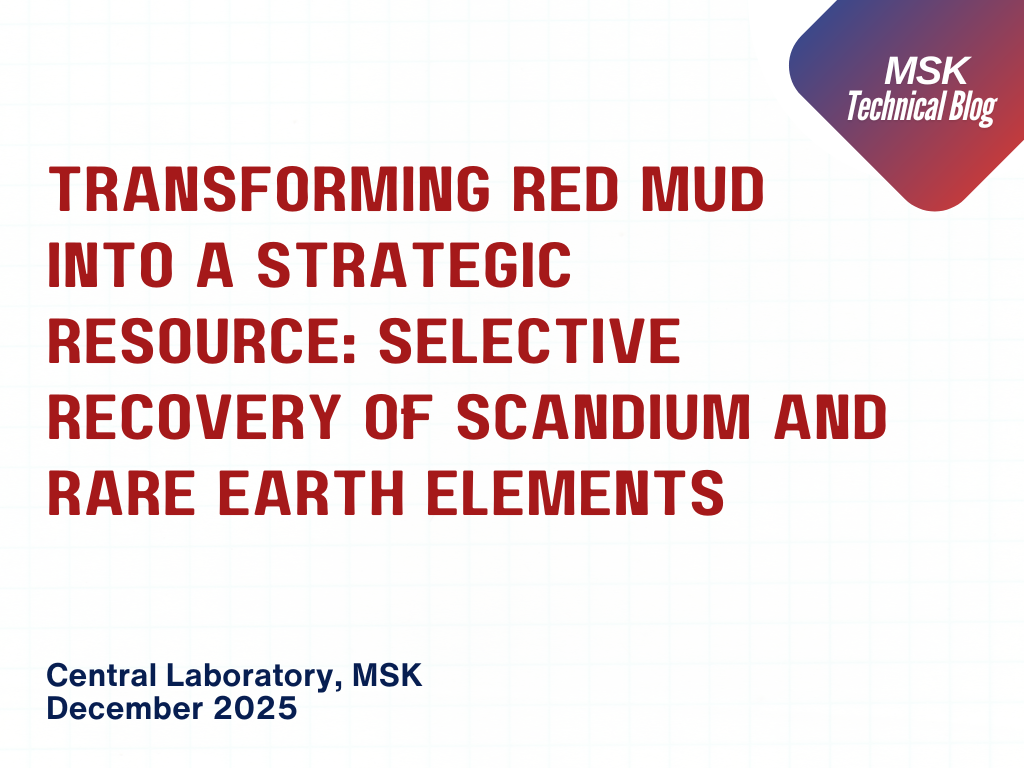 Transforming Red Mud into a Strategic Resource: Selective Recovery of Scandium and Rare Earth Elements


