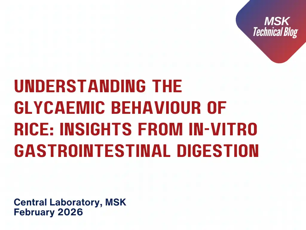 Understanding the Glycaemic Behaviour of Rice: Insights from In-Vitro Gastrointestinal Digestion